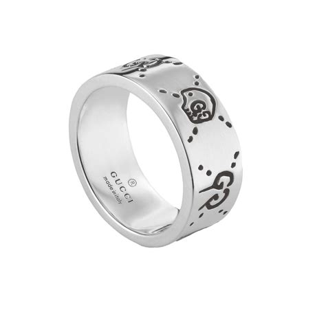 gucci skull ring|gucci ghost ring price.